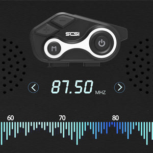 SOLWOODS S8X Motorcycle Intercom Bluetooth Headset
