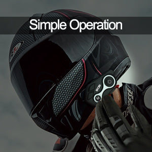 SOLWOODS S8X Motorcycle Intercom Bluetooth Headset