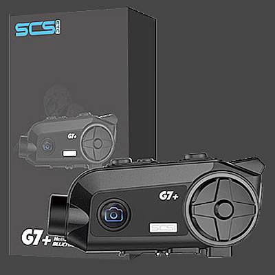 Solwoods G7+ Motorcycle Intercom Bluetooth Headset
