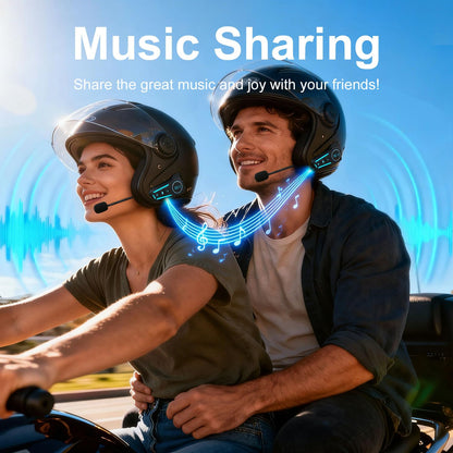 SOLWOODS S2-2 Motorcycle Intercom Bluetooth Headset