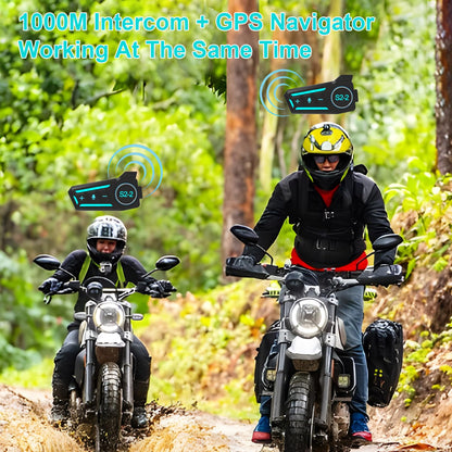 SOLWOODS S2-2 Motorcycle Intercom Bluetooth Headset