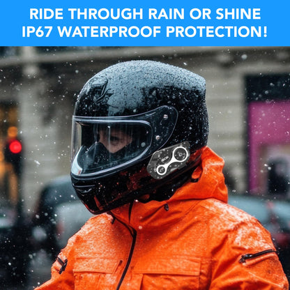 SOLWOODS S8X Motorcycle Intercom Bluetooth Headset