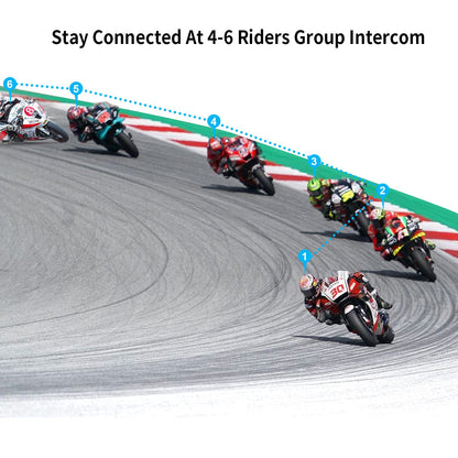 SOLWOODS S9 Motorcycle Intercom Bluetooth Headset