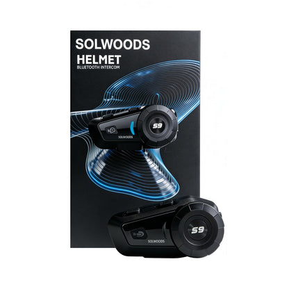 SOLWOODS S9 Motorcycle Intercom Bluetooth Headset